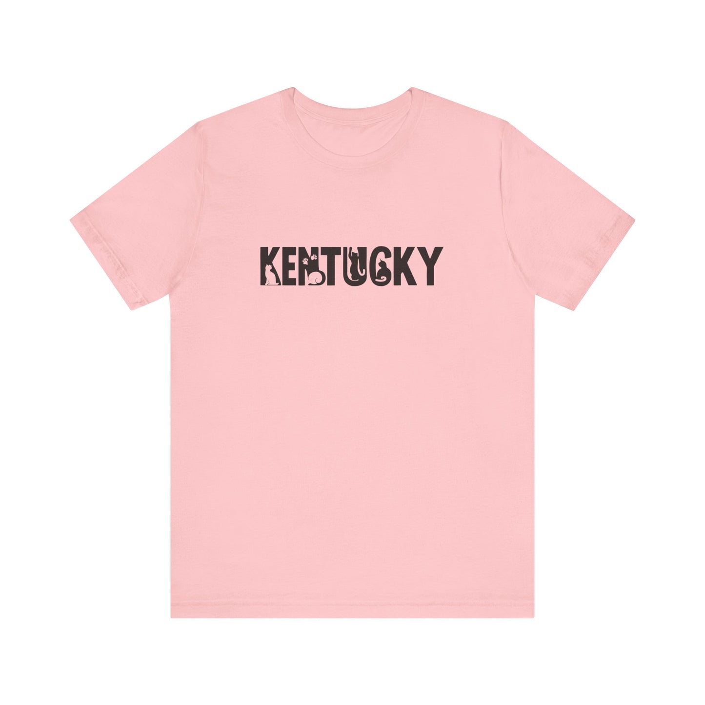 Kentucky cat letters Unisex Jersey Short Sleeve Tee