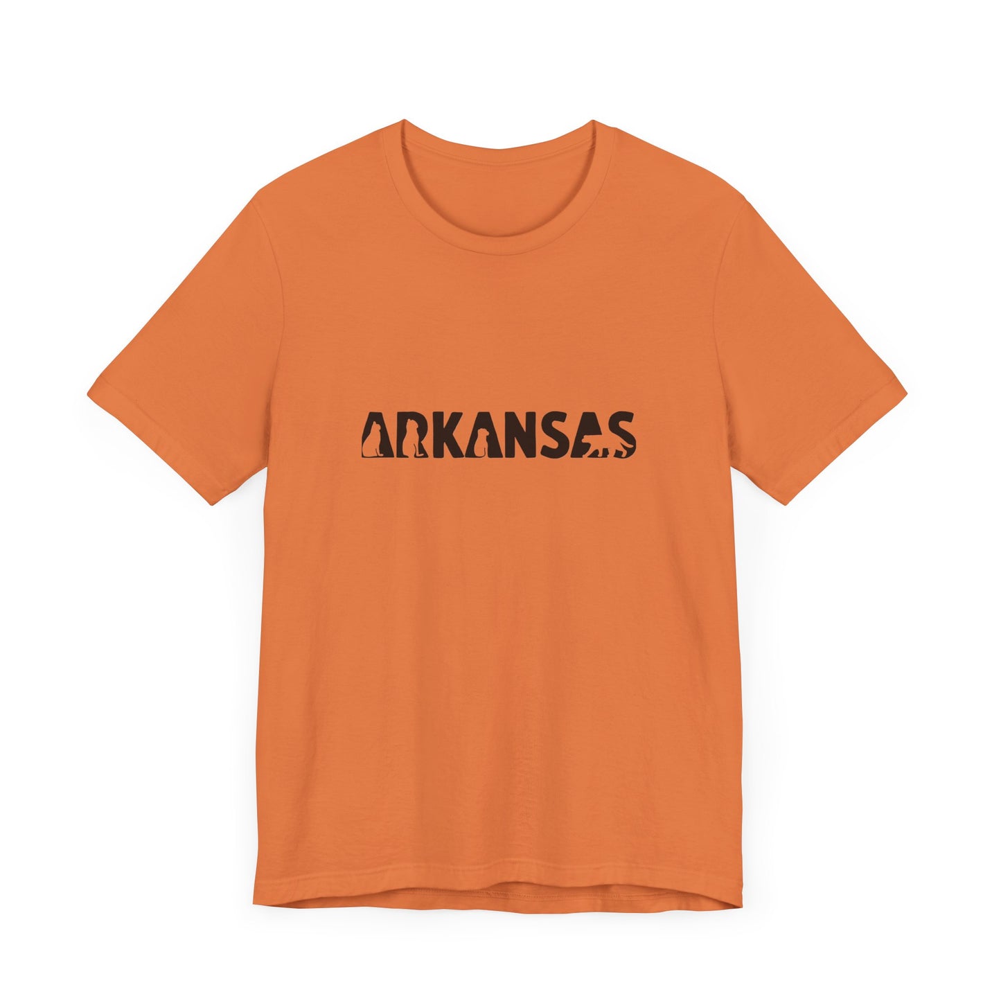 Arkansas cat letters Unisex Jersey Short Sleeve Tee