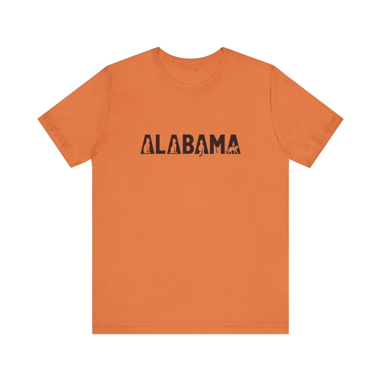 Alabama cat letters Unisex Jersey Short Sleeve Tee