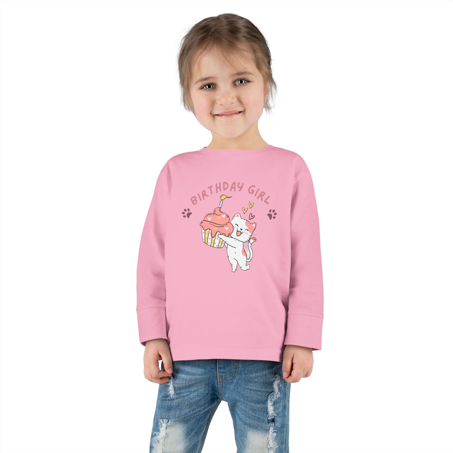 Birthday girl Toddler Long Sleeve Tee