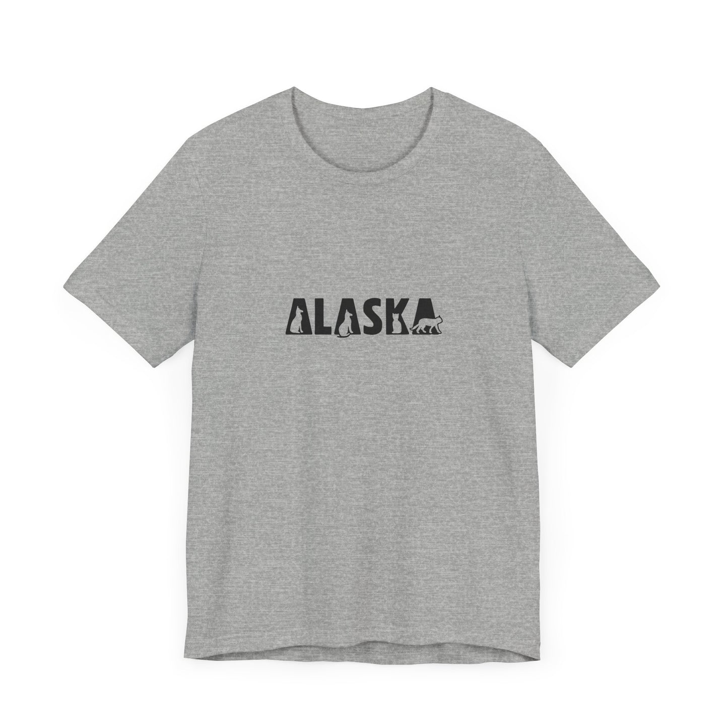 Alaska cat letters Unisex Jersey Short Sleeve Tee