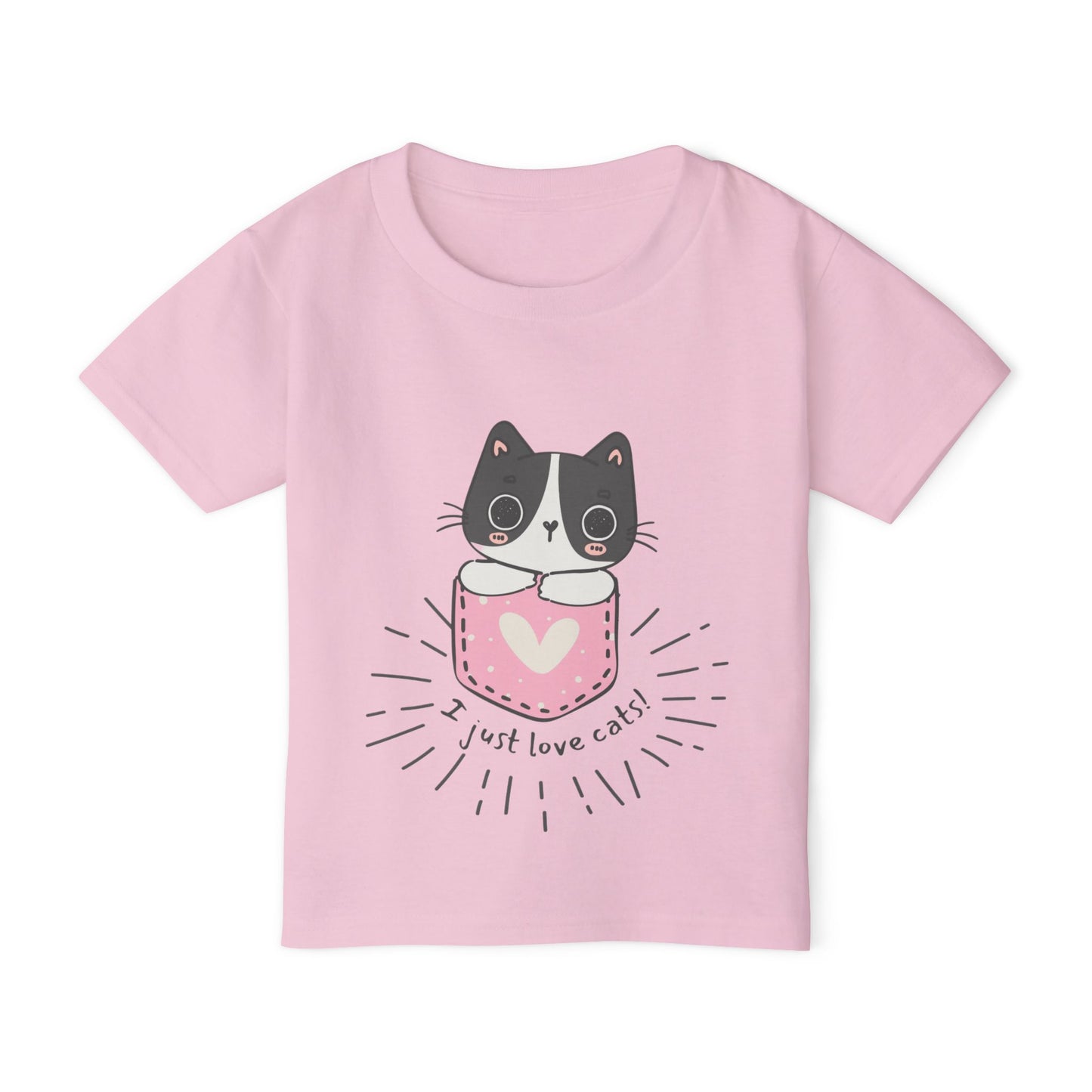 I just love cats Heavy Cotton™ Toddler T-shirt