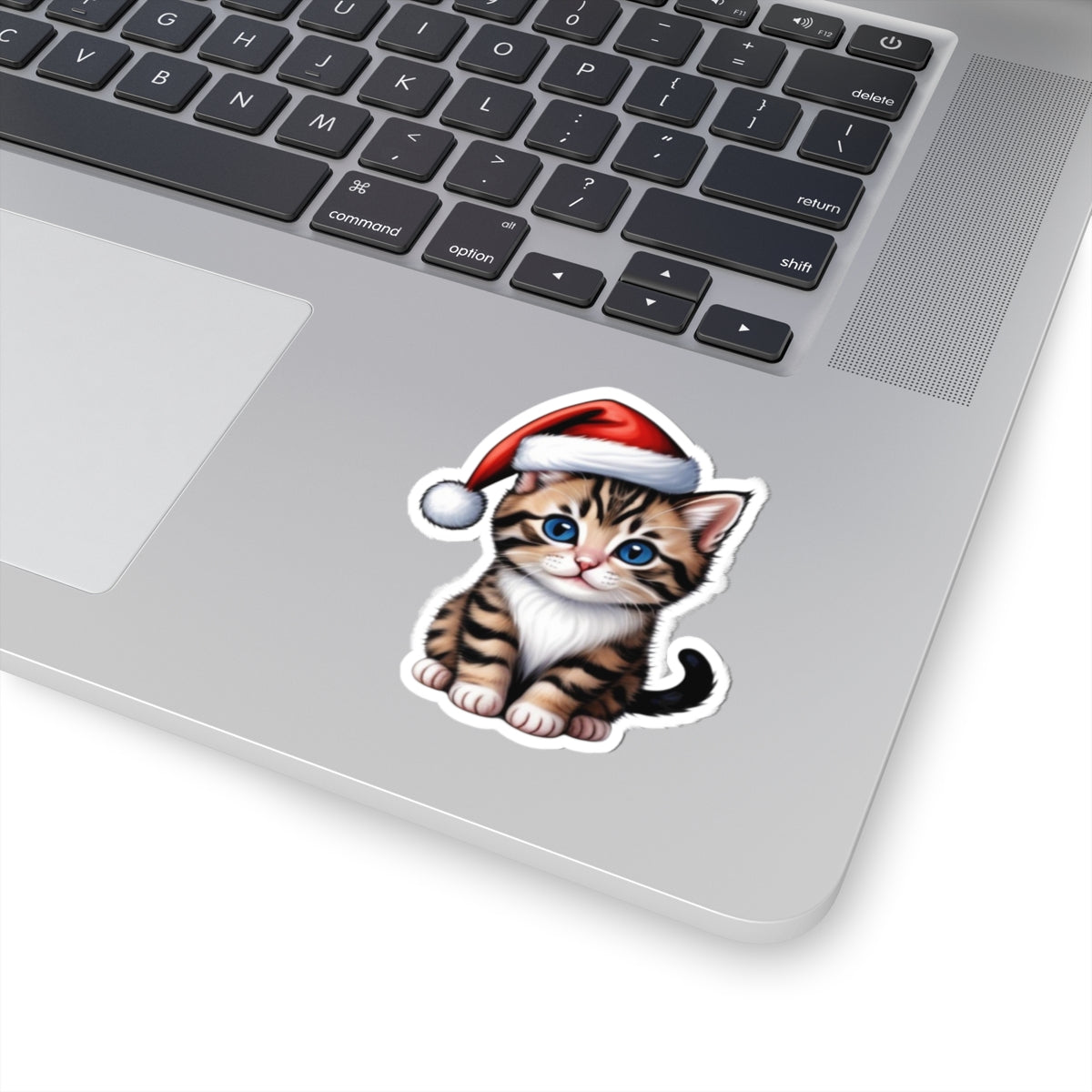 Christmas cat a726 - Laptop Decal