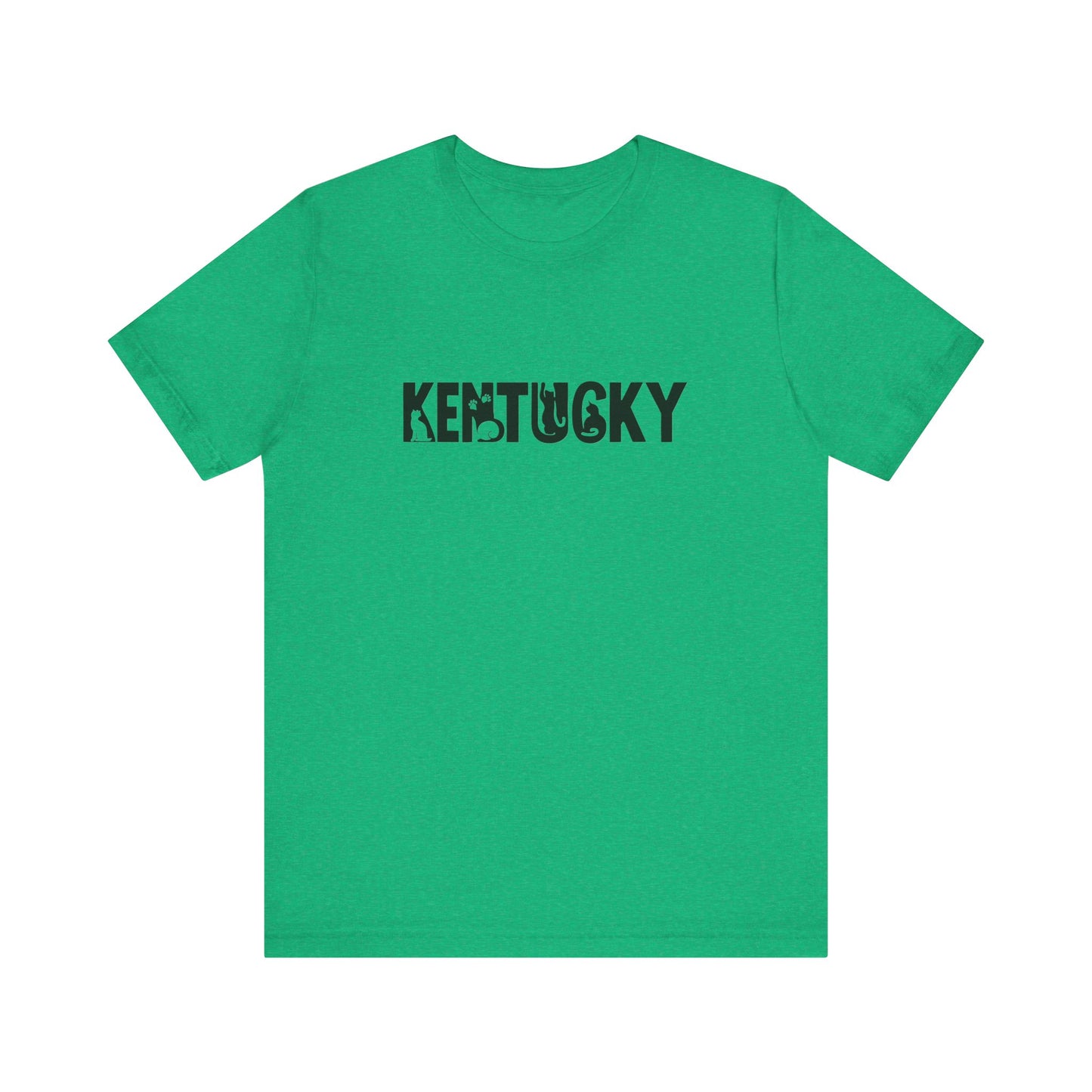 Kentucky cat letters Unisex Jersey Short Sleeve Tee