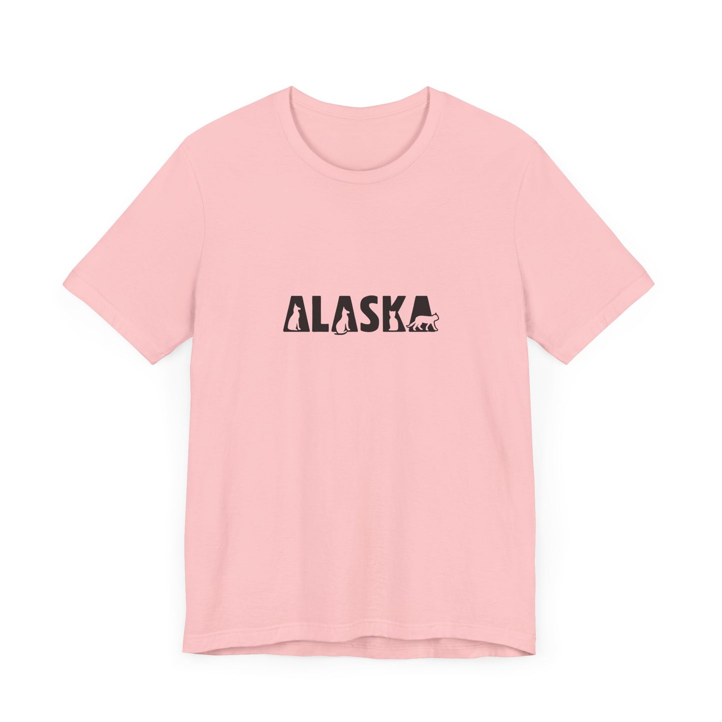 Alaska cat letters Unisex Jersey Short Sleeve Tee