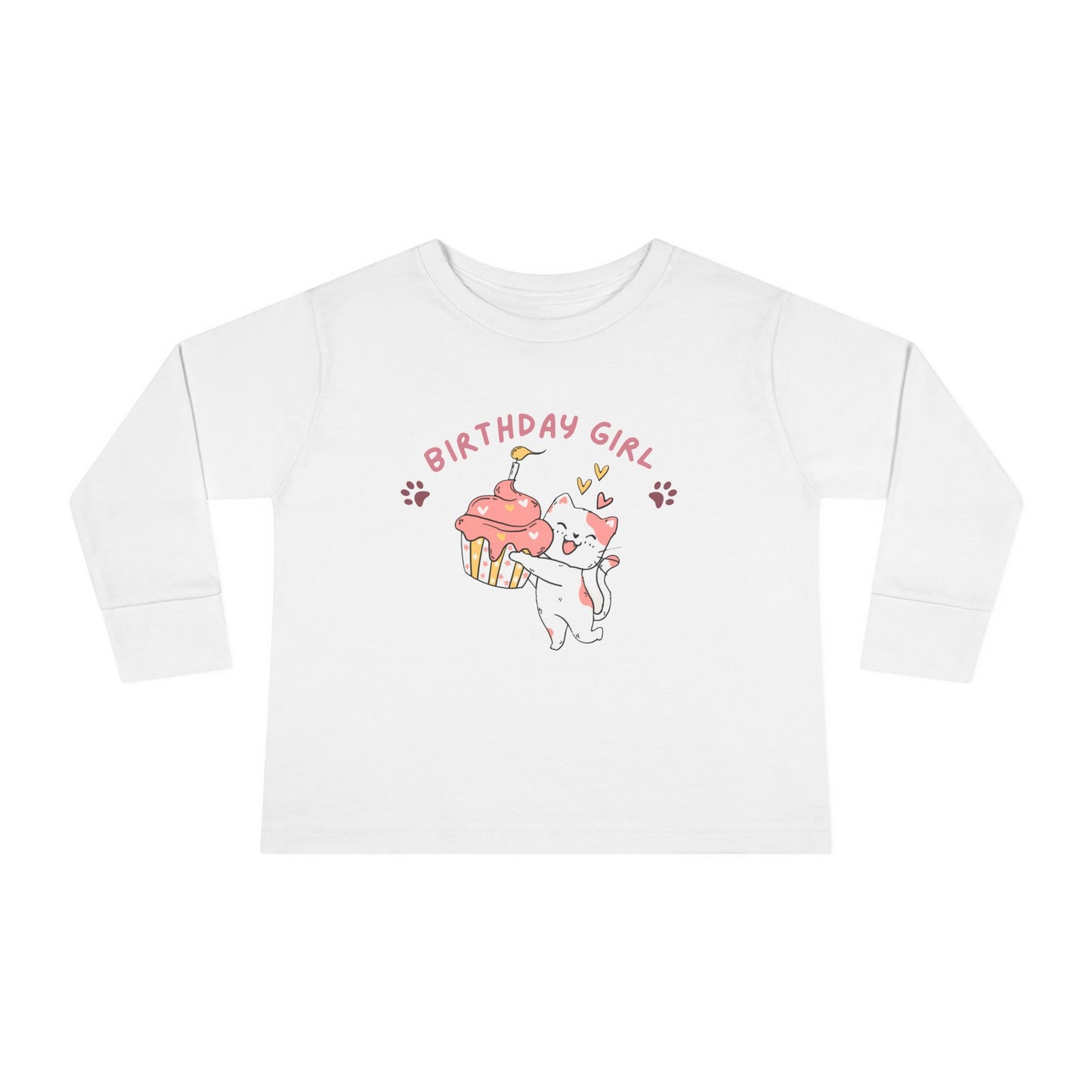Birthday girl Toddler Long Sleeve Tee