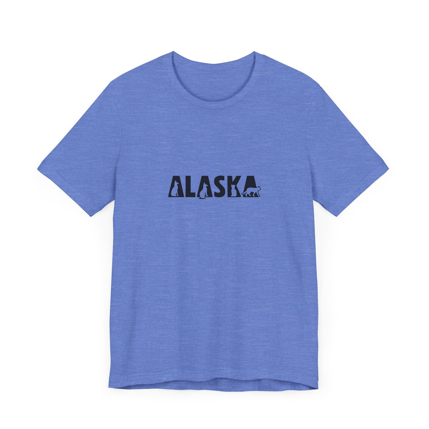 Alaska cat letters Unisex Jersey Short Sleeve Tee