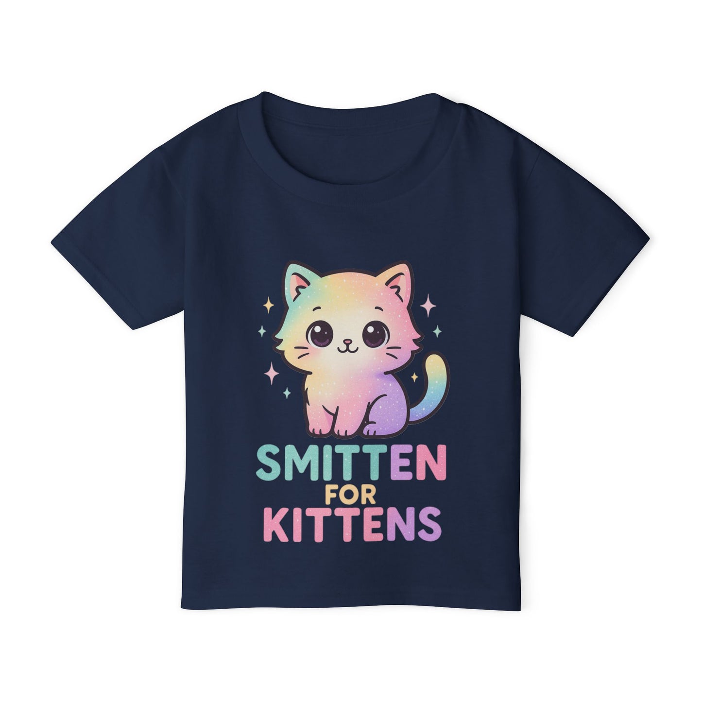Smitten for kittens rainbow Heavy Cotton™ Toddler T-shirt
