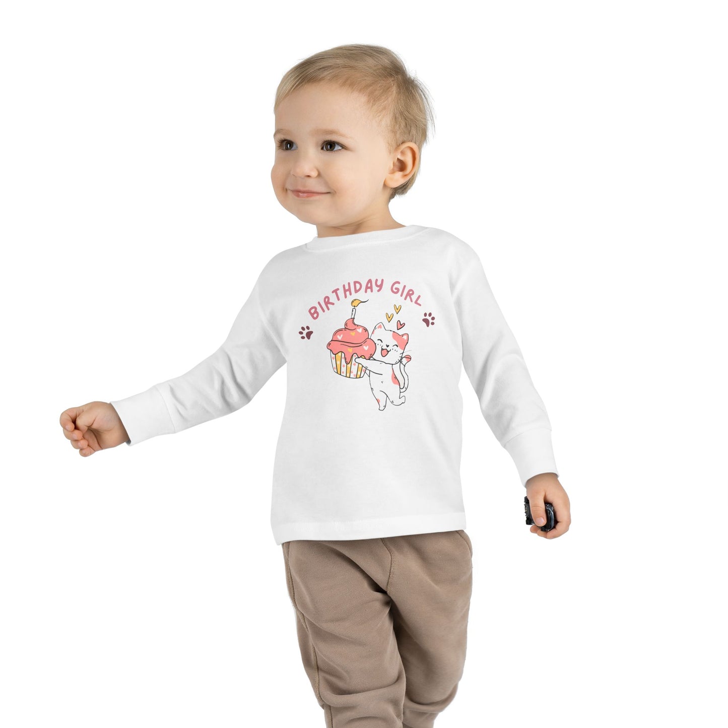 Birthday girl Toddler Long Sleeve Tee