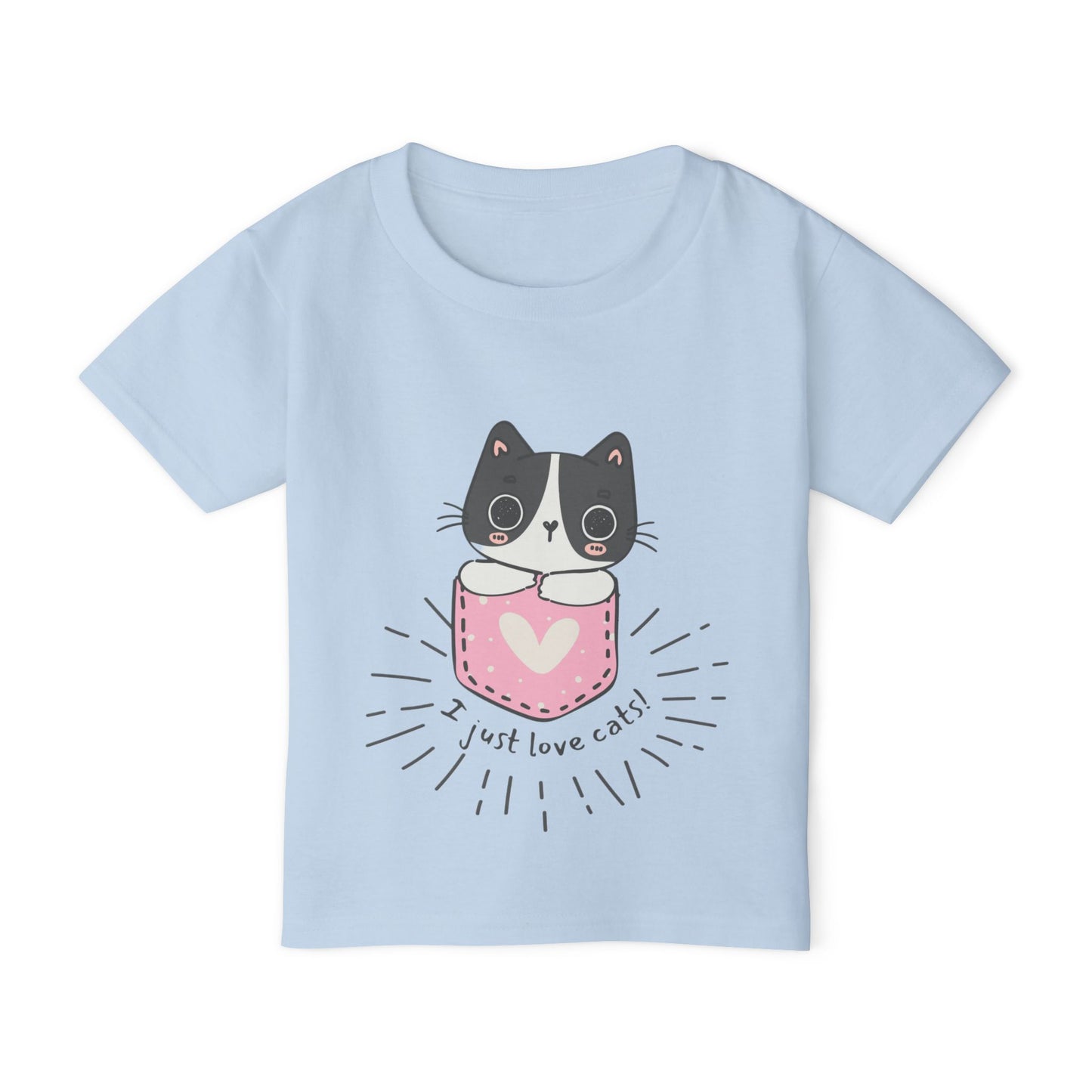 I just love cats Heavy Cotton™ Toddler T-shirt