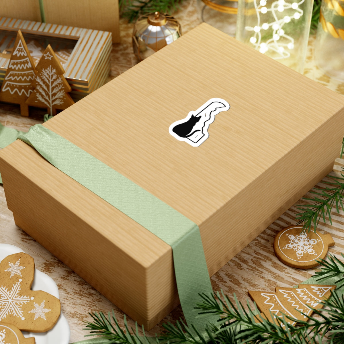 Delaware Cat Laptop Decal