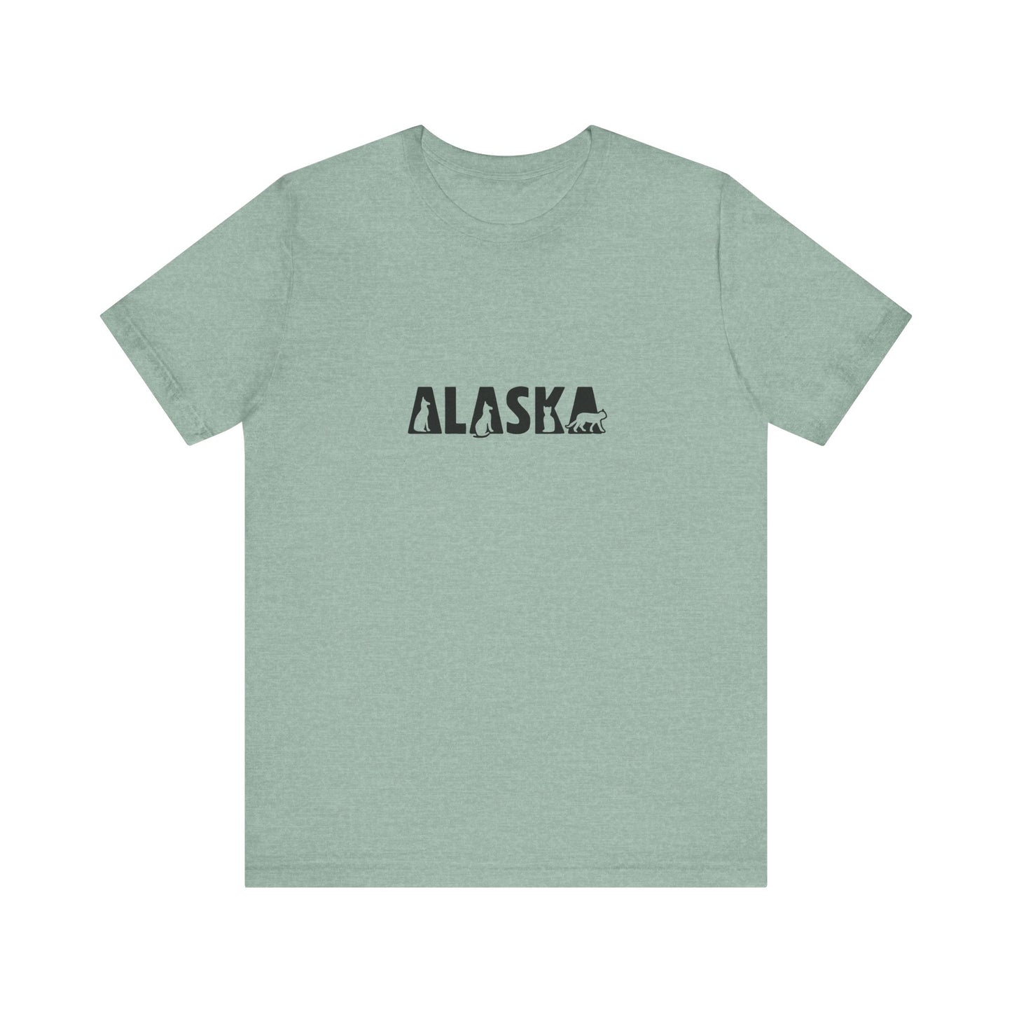 Alaska cat letters Unisex Jersey Short Sleeve Tee