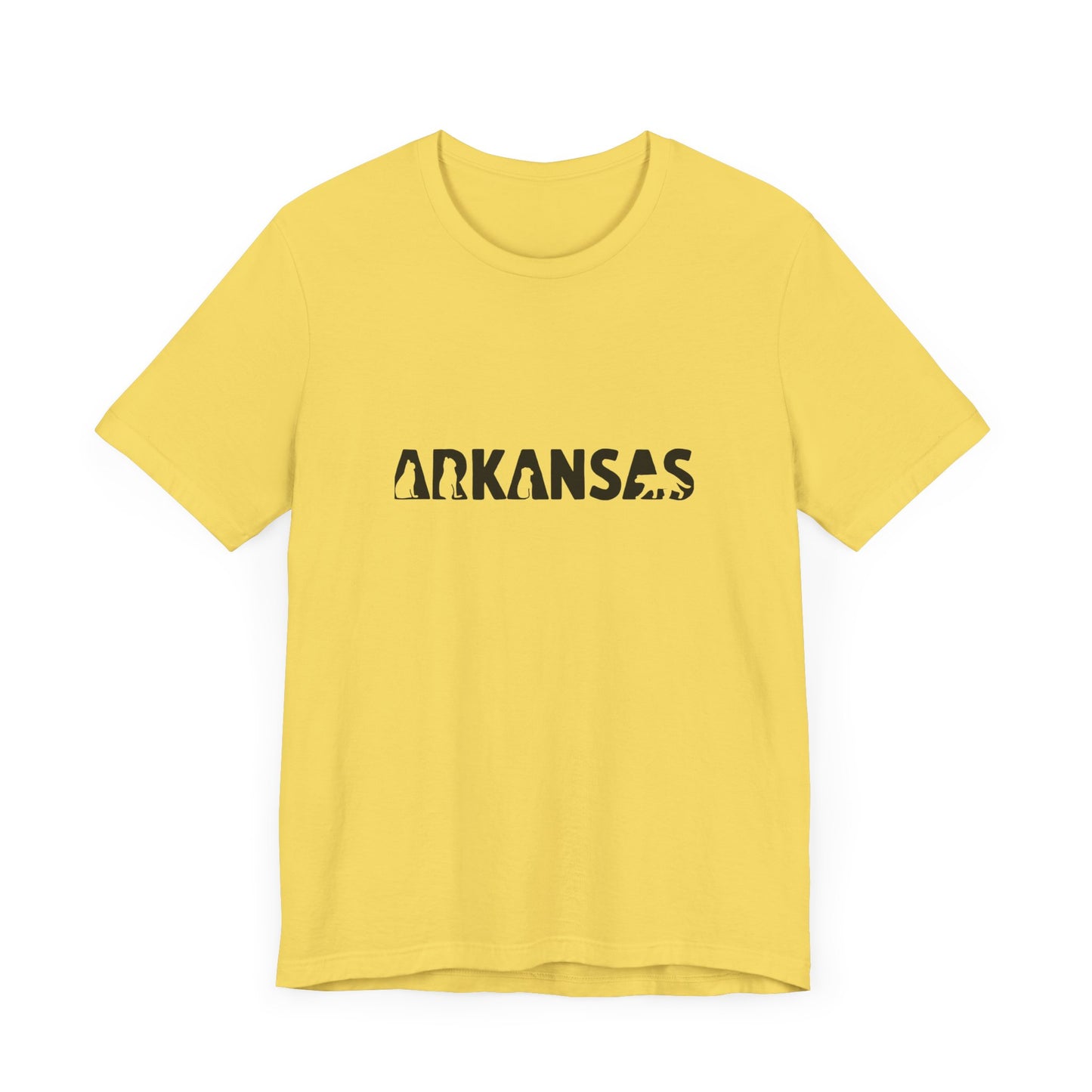 Arkansas cat letters Unisex Jersey Short Sleeve Tee