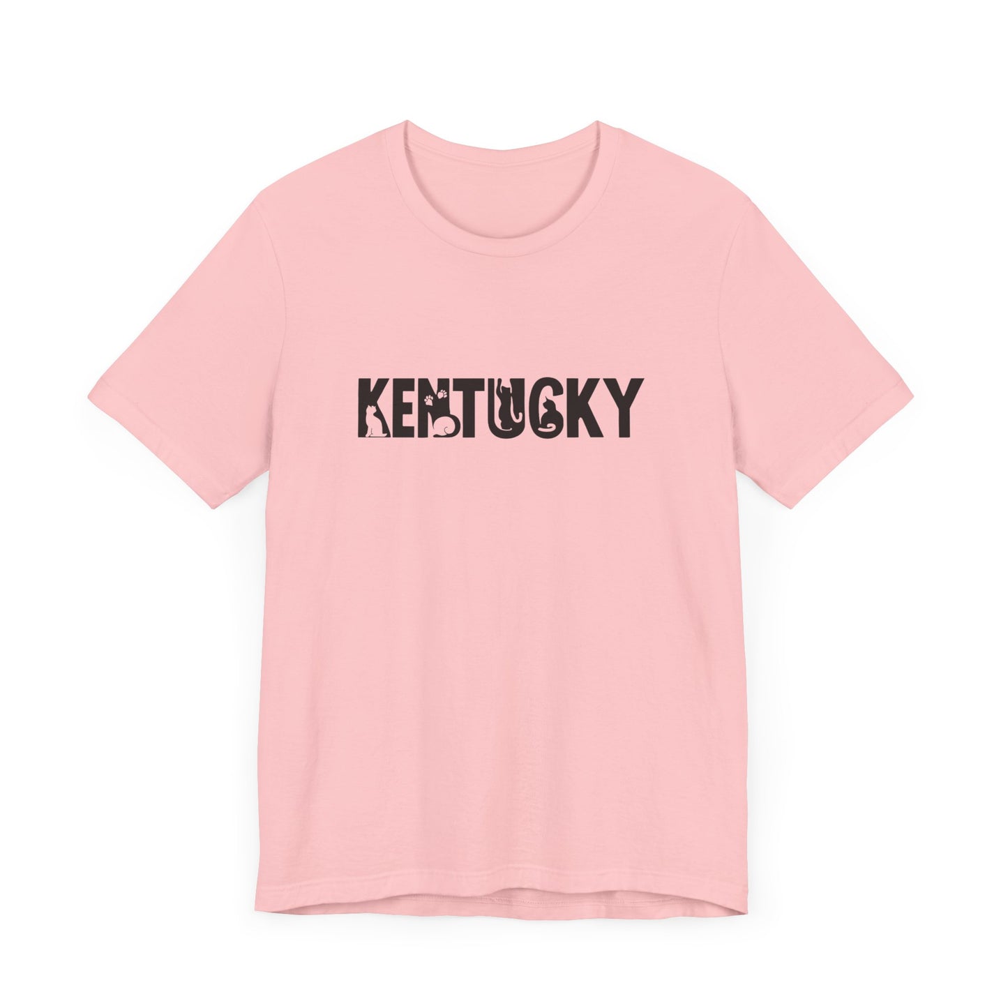 Kentucky cat letters Unisex Jersey Short Sleeve Tee