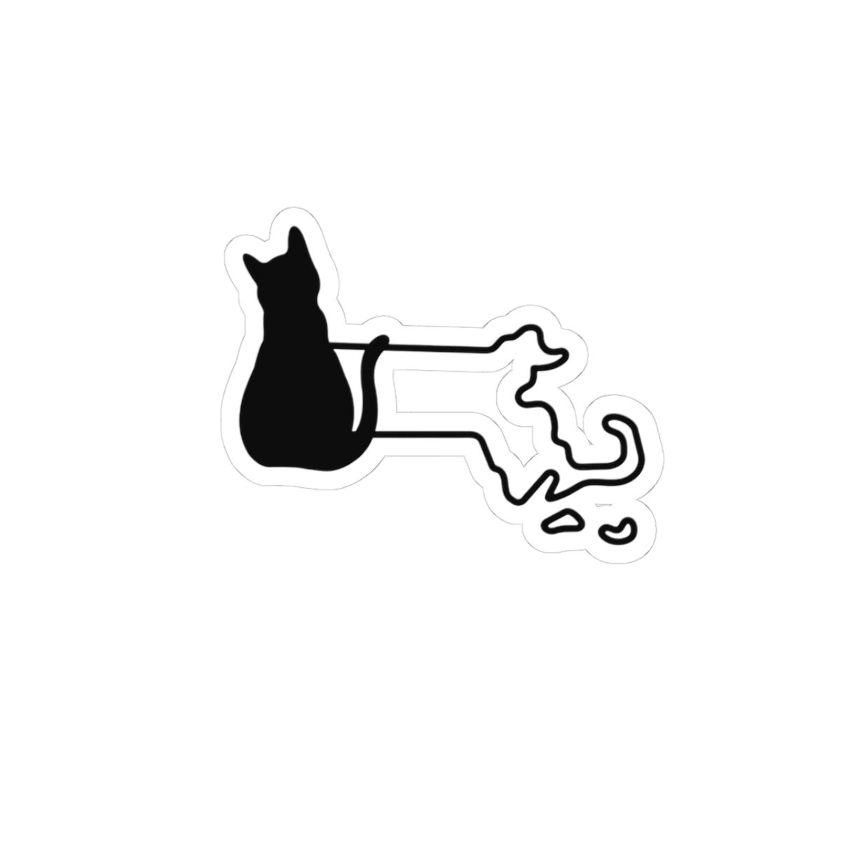 Massachusetts Cat Laptop Decal