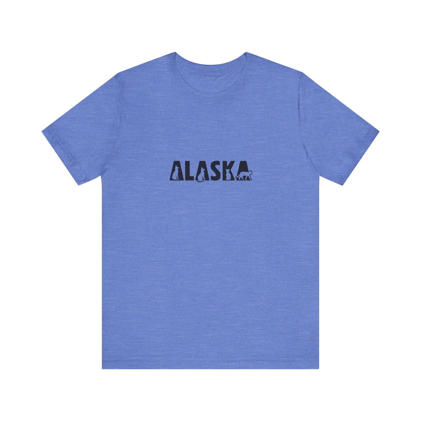 Alaska cat letters Unisex Jersey Short Sleeve Tee