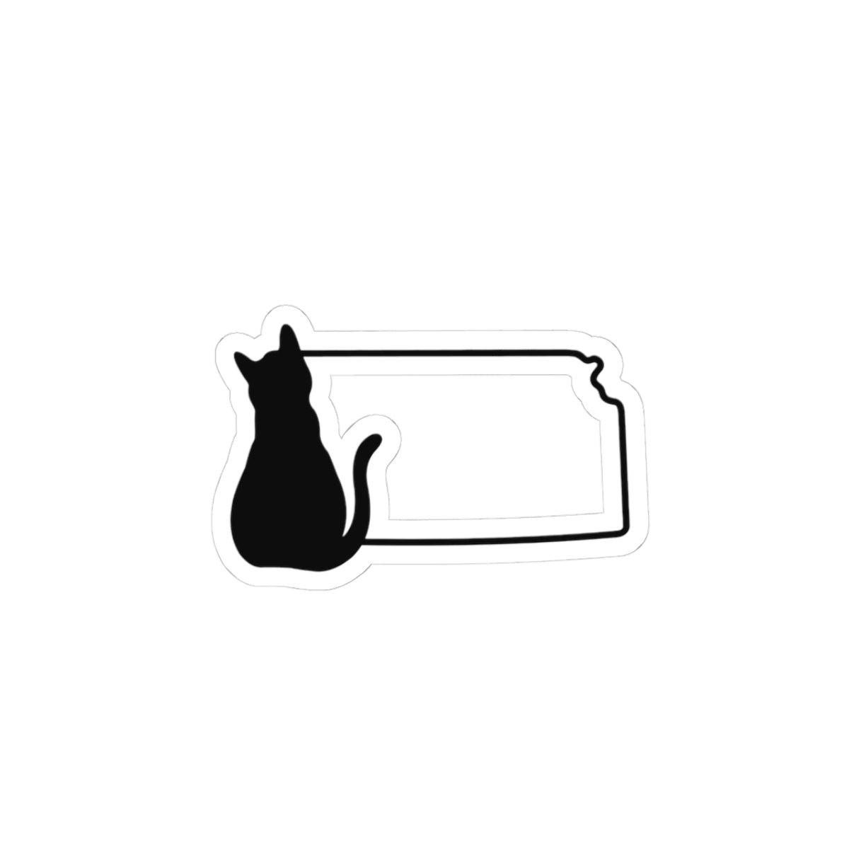 Kansas Cat Laptop Decal