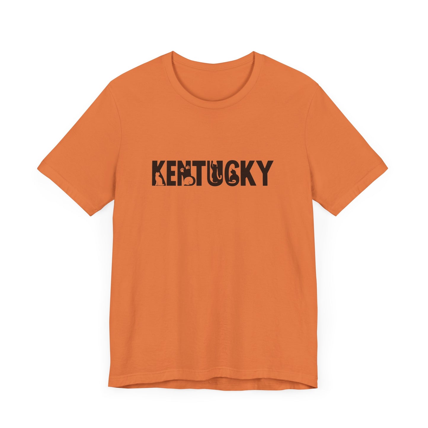 Kentucky cat letters Unisex Jersey Short Sleeve Tee