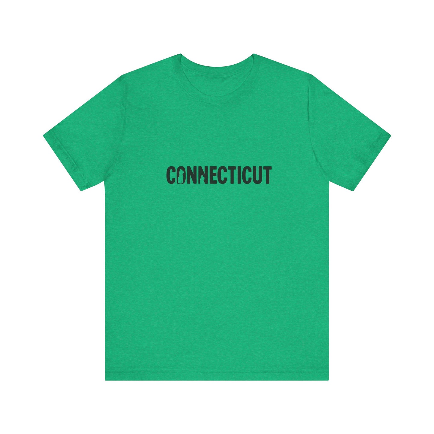 Connecticut cat letters Unisex Jersey Short Sleeve Tee