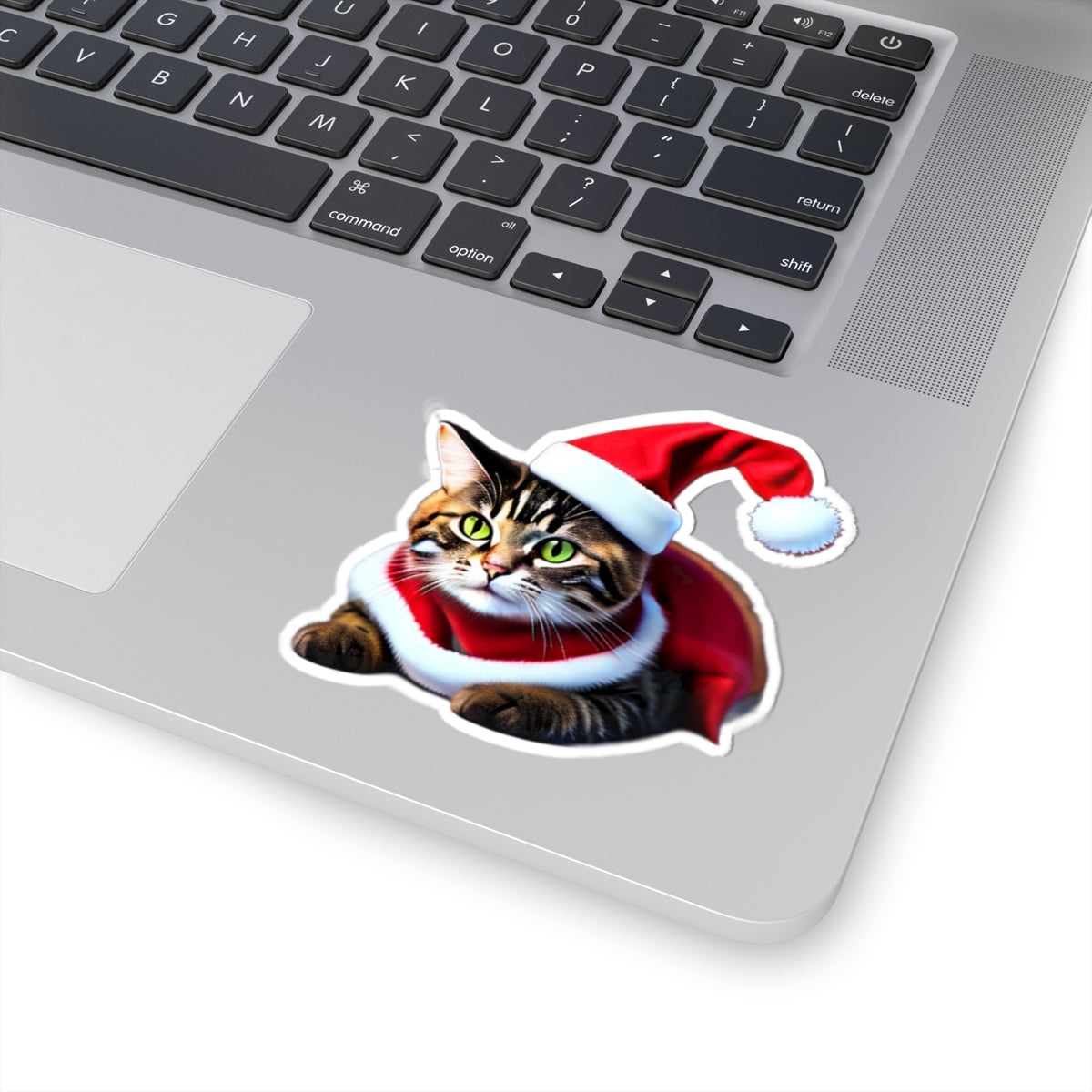 Christmas kitten a341 - Laptop decal