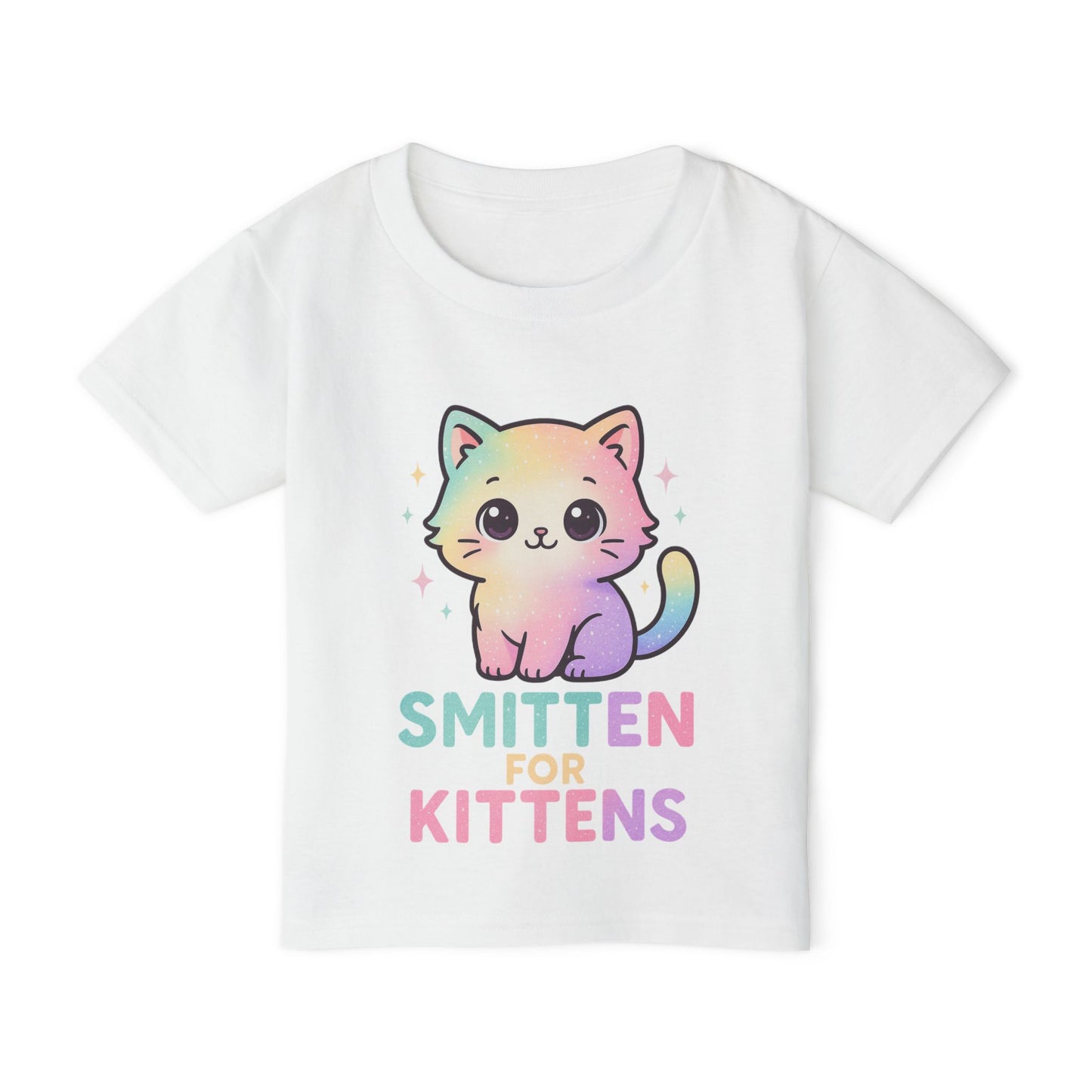 Smitten for kittens rainbow Heavy Cotton™ Toddler T-shirt
