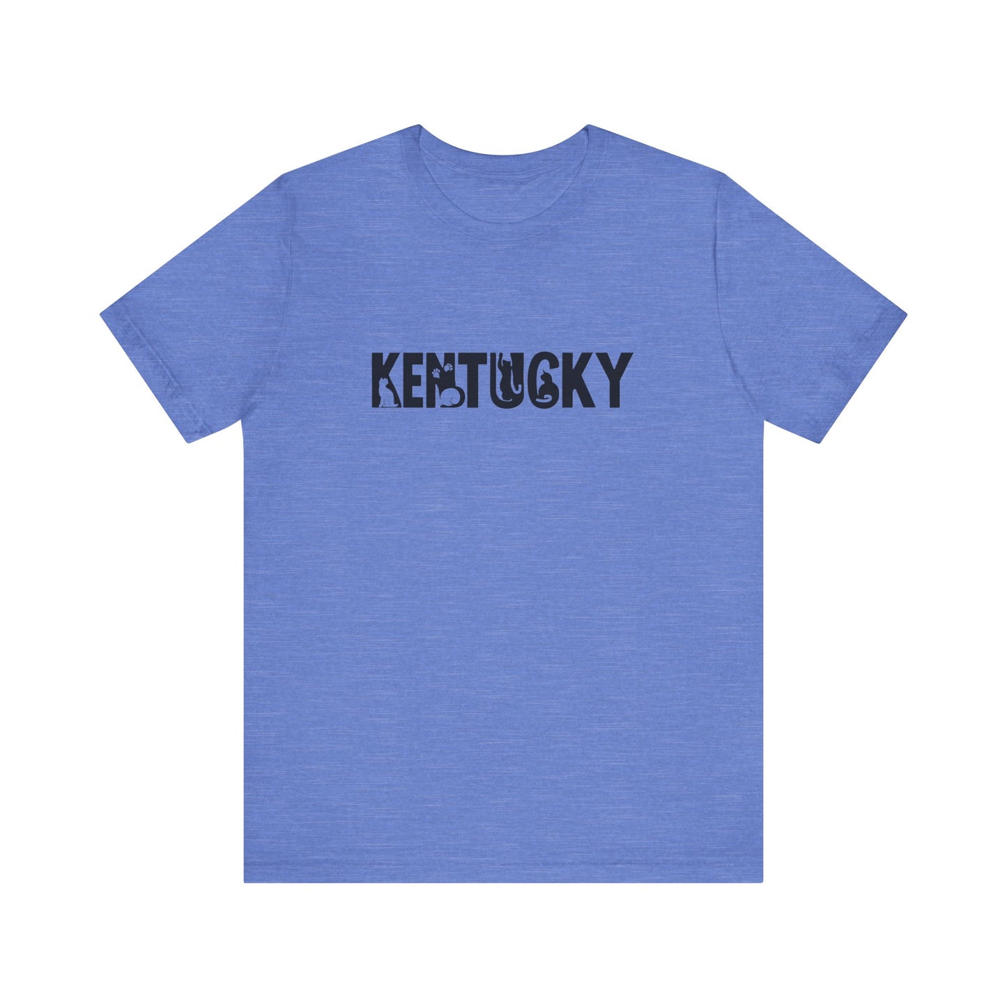 Kentucky cat letters Unisex Jersey Short Sleeve Tee