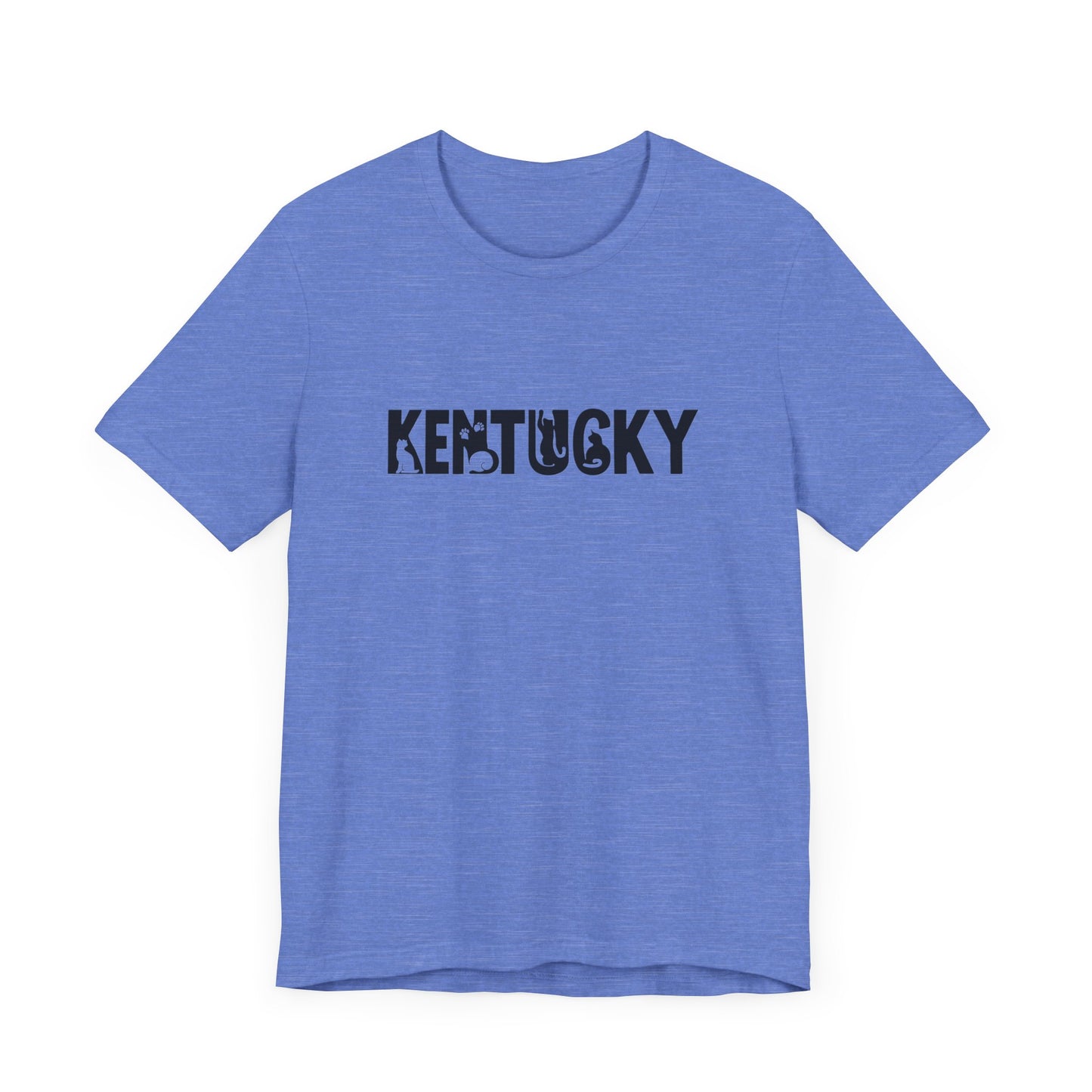 Kentucky cat letters Unisex Jersey Short Sleeve Tee