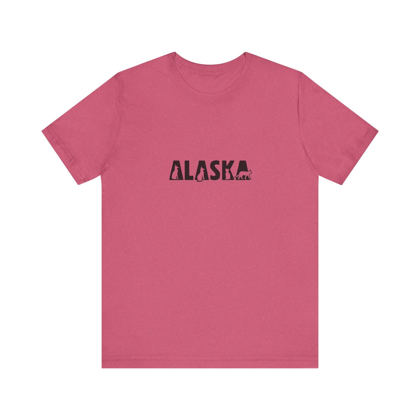 Alaska cat letters Unisex Jersey Short Sleeve Tee