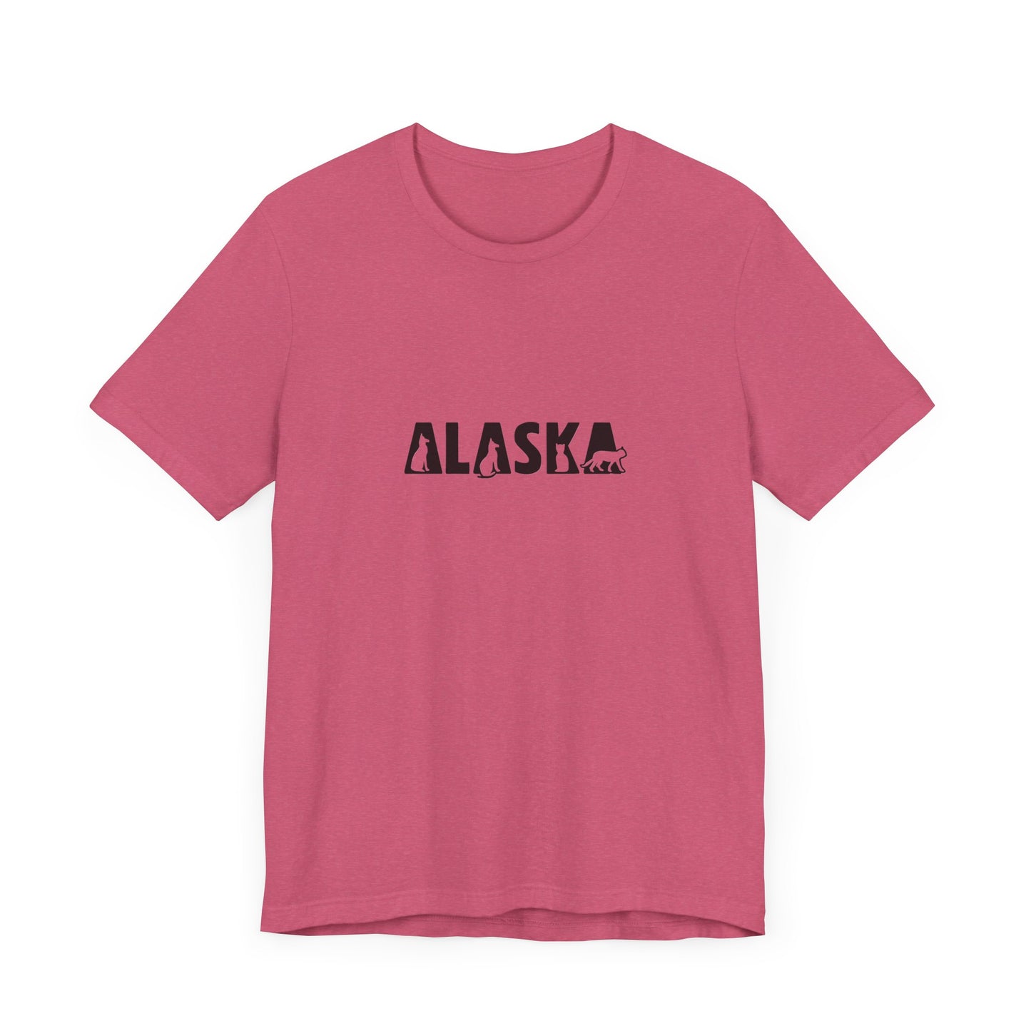 Alaska cat letters Unisex Jersey Short Sleeve Tee