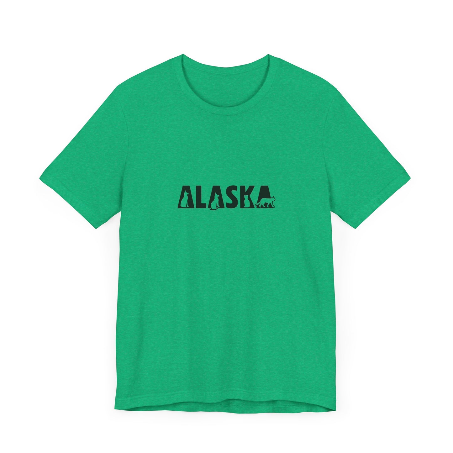Alaska cat letters Unisex Jersey Short Sleeve Tee