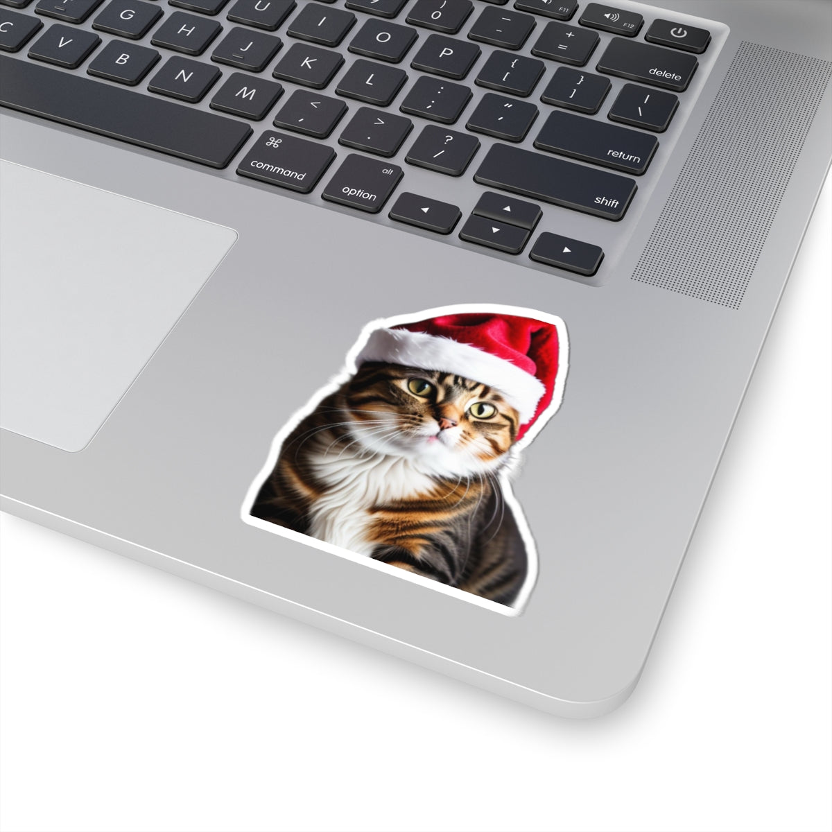 Christmas cat a729 - Laptop Decal