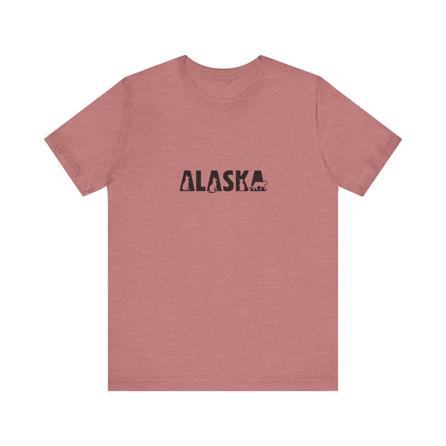 Alaska cat letters Unisex Jersey Short Sleeve Tee