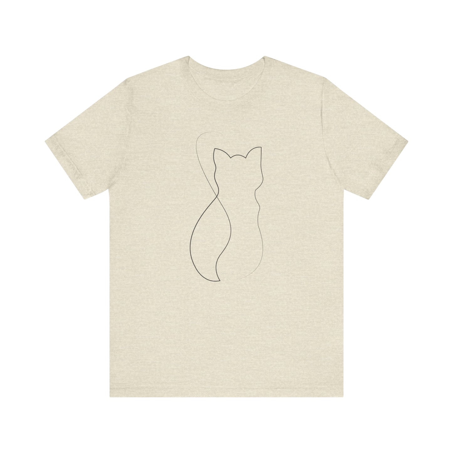 Delicate cat Unisex Jersey Short Sleeve Tee