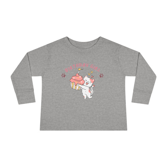 Birthday girl Toddler Long Sleeve Tee