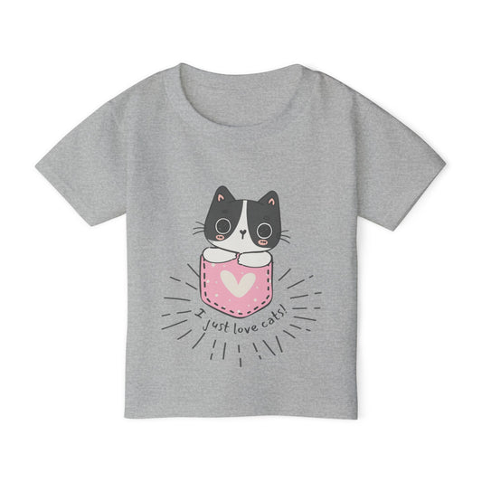 I just love cats Heavy Cotton™ Toddler T-shirt