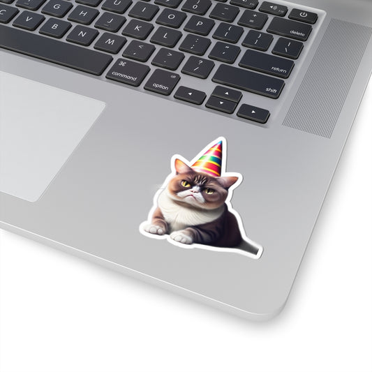 Crabby cat a22 – Funny Laptop Decal