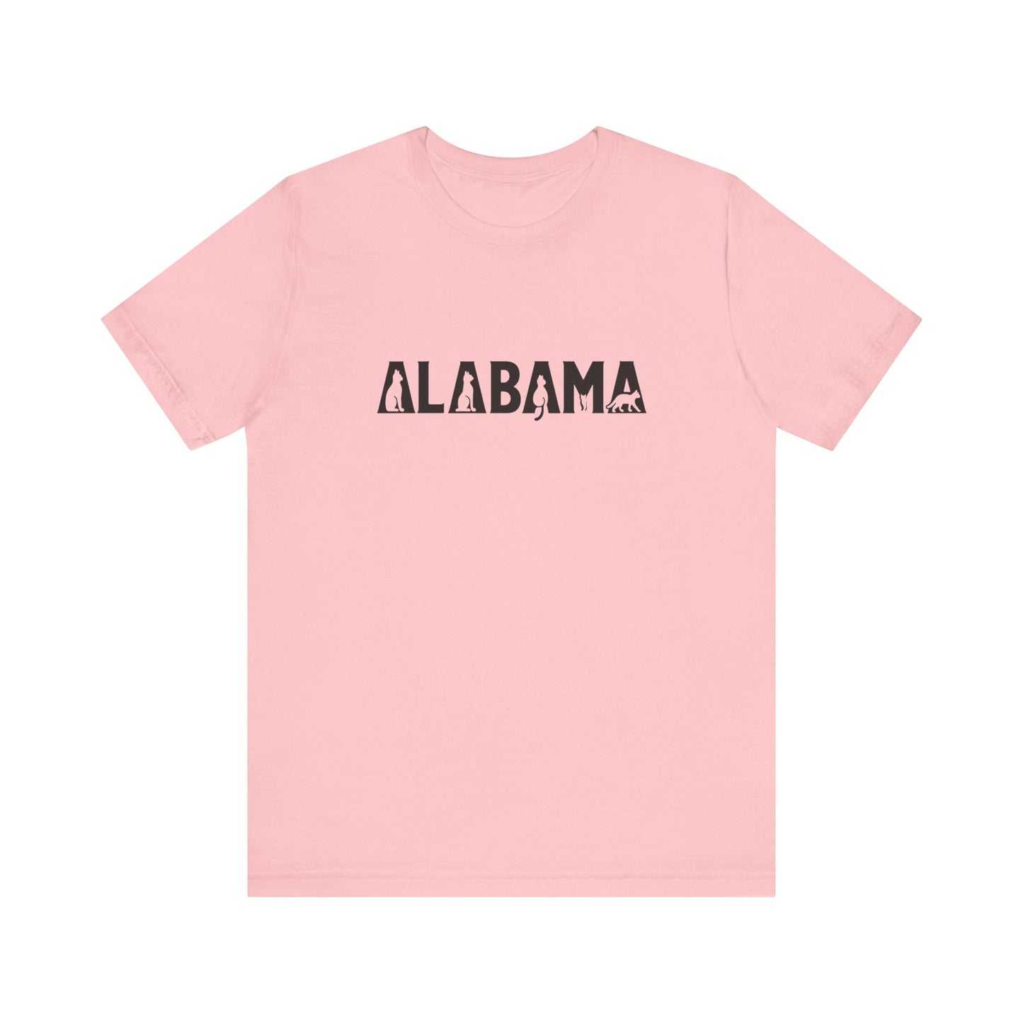 Alabama cat letters Unisex Jersey Short Sleeve Tee