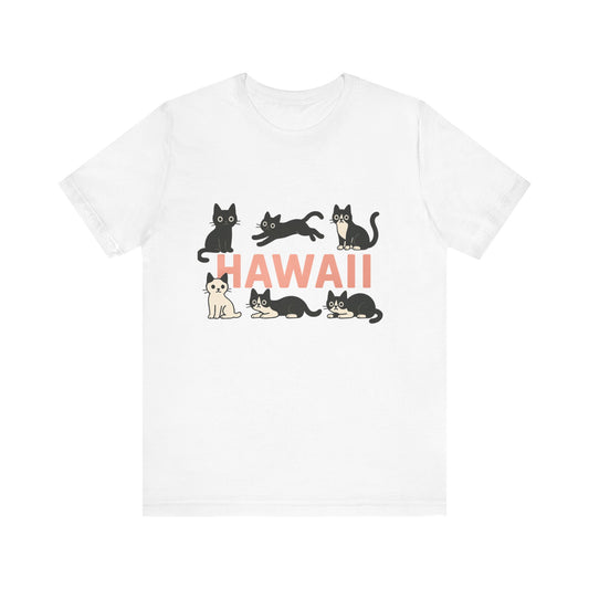 Hawaii Cats Unisex Jersey Short Sleeve Tee