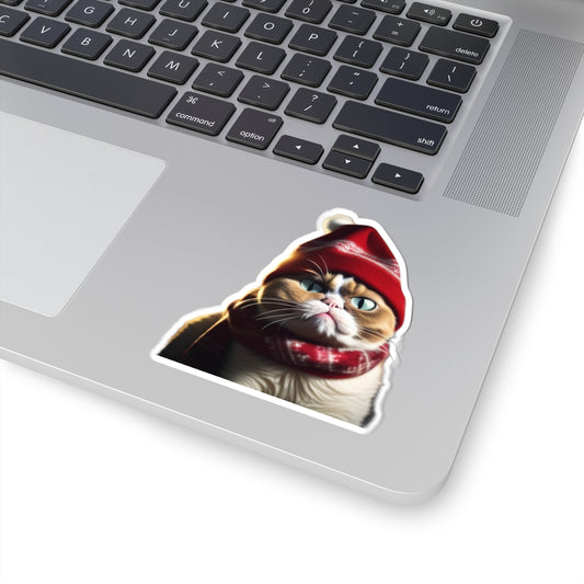 Crabby cat a18 – Funny Laptop Decal
