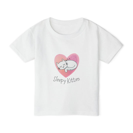 Sleepy kitten Heavy Cotton™ Toddler T-shirt