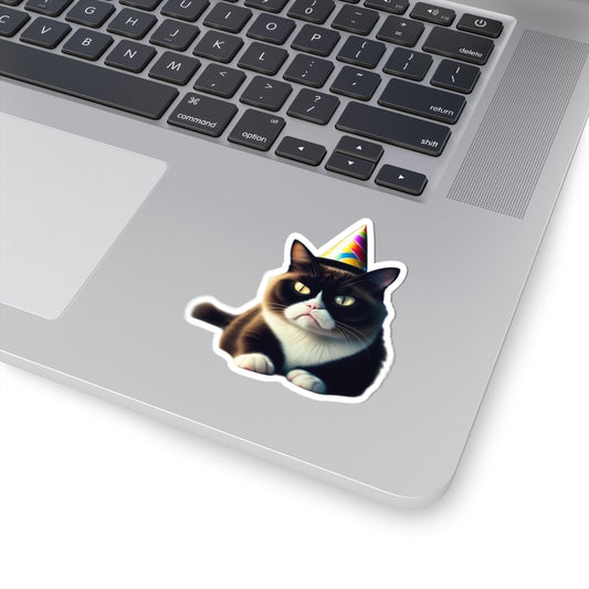 Crabby cat a20 – Funny Laptop Decal
