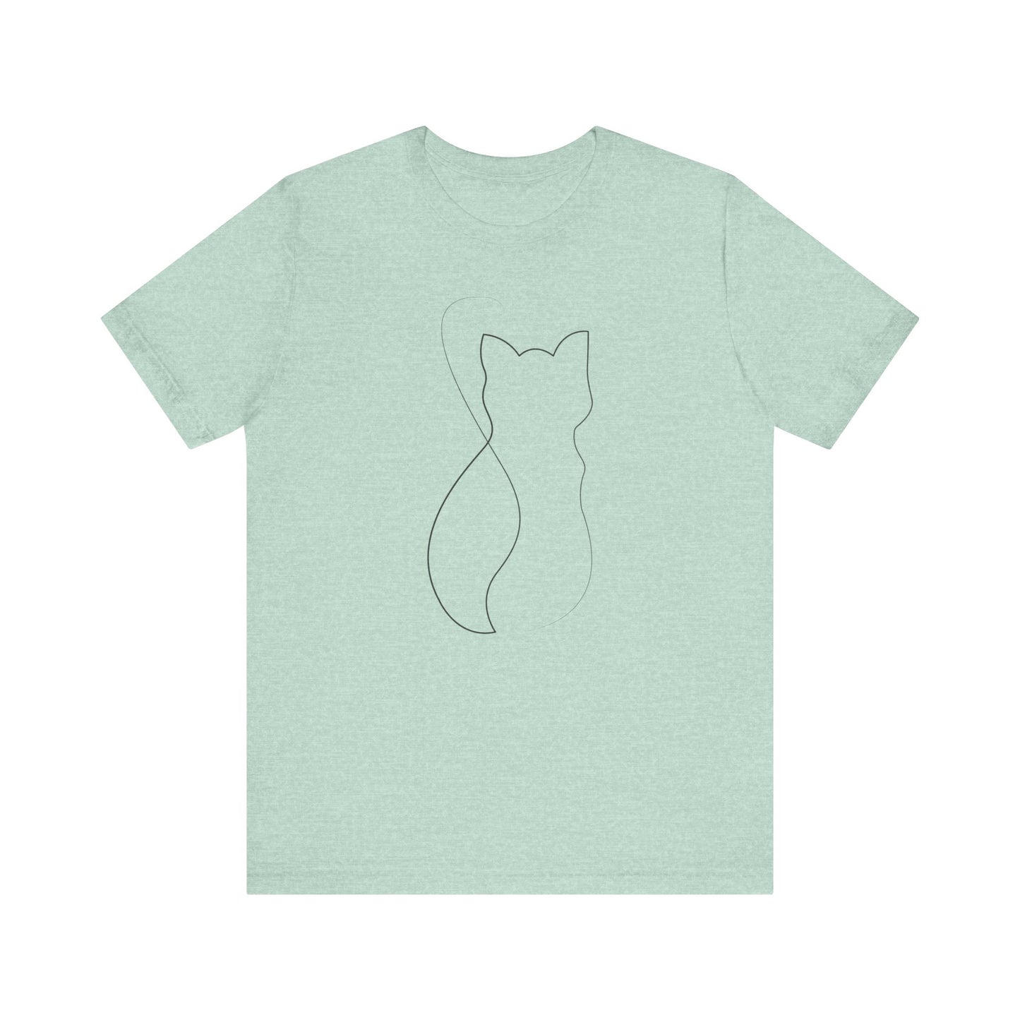 Delicate cat Unisex Jersey Short Sleeve Tee