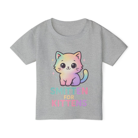 Smitten for kittens rainbow Heavy Cotton™ Toddler T-shirt