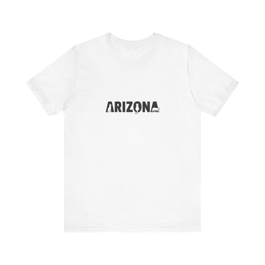 Arizona cat letters Unisex Jersey Short Sleeve Tee