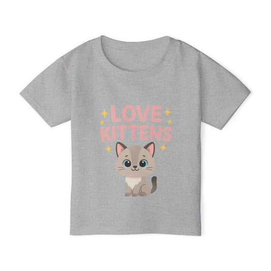 Love kittens light Heavy Cotton™ Toddler T-shirt