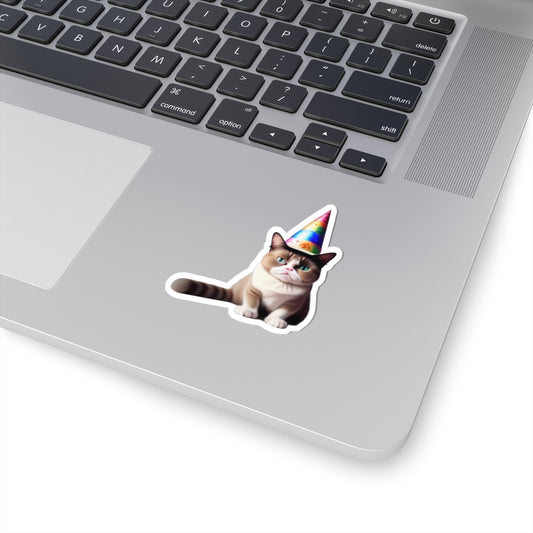 Crabby cat a24 – Funny Laptop Decal