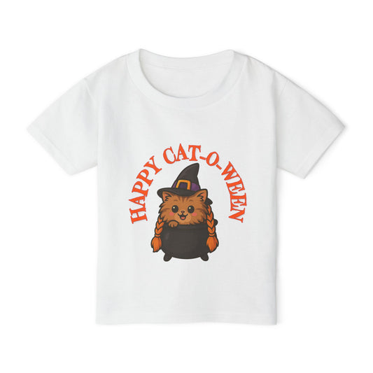 Happy Cat-o-Ween Heavy Cotton™ Toddler T-shirt