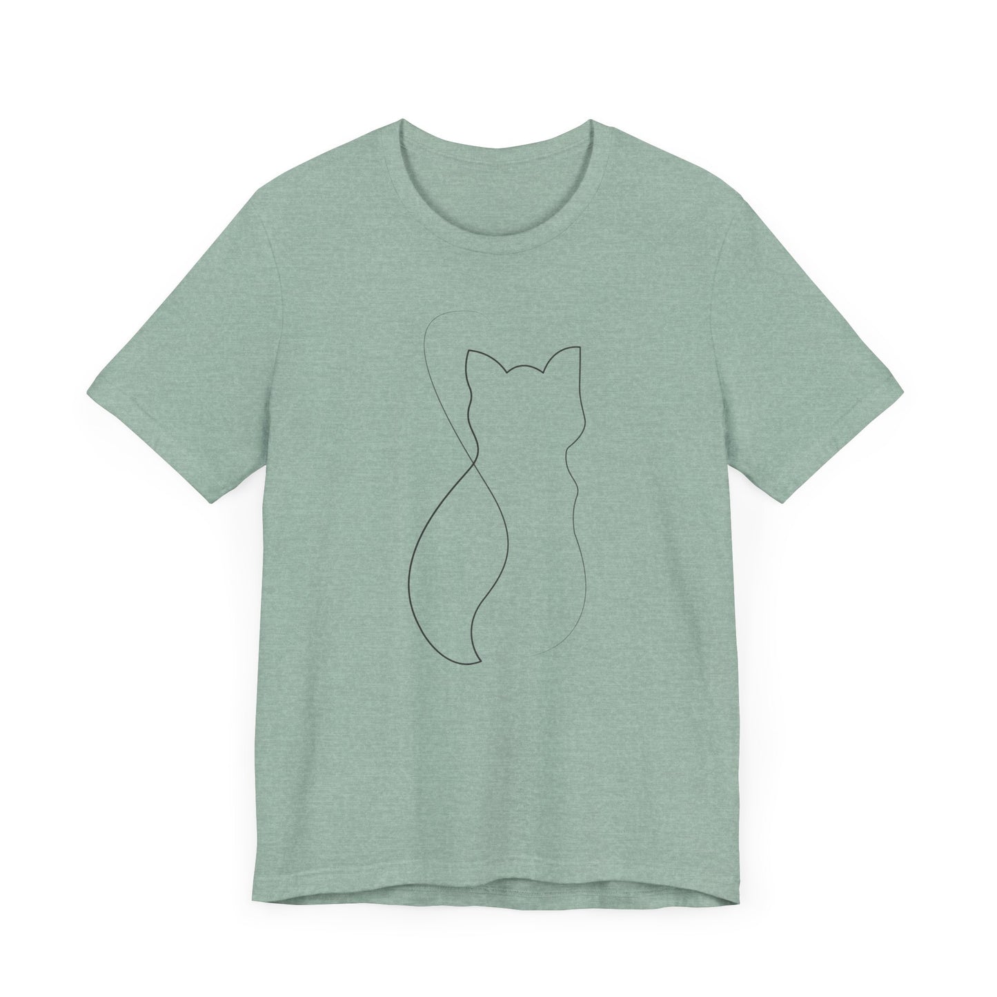 Delicate cat Unisex Jersey Short Sleeve Tee