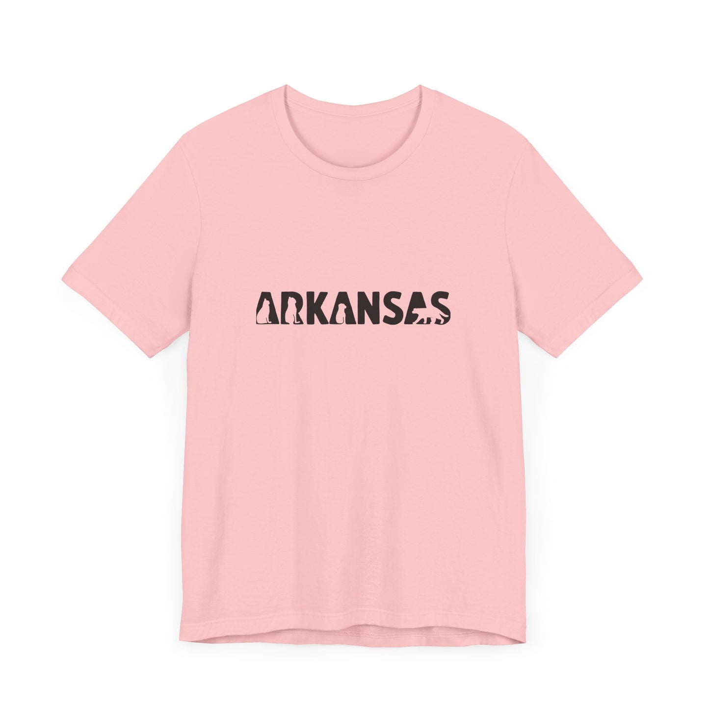 Arkansas cat letters Unisex Jersey Short Sleeve Tee