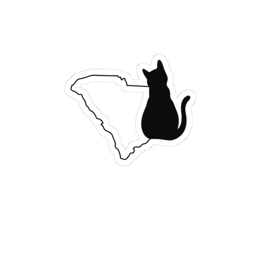 South Carolina Cat Laptop Decal